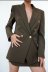 autumn breasted Slim blazer nihaostyles wholesale clothing NSAM82147