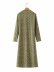 autumn Green Plaid v neck Long Sleeve Dress nihaostyles wholesale clothing NSAM82196