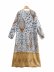autumn V-neck positioning print dress nihaostyles wholesale clothing NSAM82207