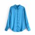 autumn retro lapel single-breasted shirt nihaostyles wholesale clothing NSAM82218