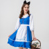 Halloween Cosplay Blue & White Farm Girl Alice Costume NSPIS82224