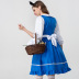 Halloween Cosplay Blue & White Farm Girl Alice Costume NSPIS82224