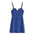 autumn square collar sling short dress nihaostyles wholesale clothing NSAM82253