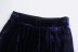 winter velvet straight wide-leg suit pants nihaostyles wholesale clothing NSAM82257