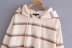 autumn striped hooded sweater nihaostyles wholesale clothing NSAM82258