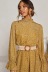 printed long-sleeved round neck ruffle dress nihaostyles clothing wholesale NSJRM82267