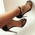patent leather fish mouth stiletto sandals nihaostyles wholesale clothing NSSO82275