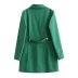 solid color double-breasted slim lapel coat nihaostyles wholesale clothing NSAM82311