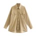 autumn corduroy shirt jacket nihaostyles wholesale clothing NSAM82323