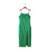 retro style sling front slit solid color satin dress nihaostyles clothing wholesale NSAM82352