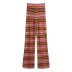 striped knitted pants straight leg pants nihaostyles clothing wholesale NSAM82375