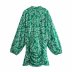 puffy sleeve jacquard dress nihaostyles clothing wholesale NSAM82388