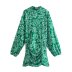 puffy sleeve jacquard dress nihaostyles clothing wholesale NSAM82388