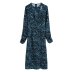 printed long-sleeved slim dress nihaostyles clothing wholesale NSAM82397