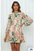 ink printing long-sleeved dress nihaostyles clothing wholesale NSAM82404