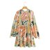 ink printing long-sleeved dress nihaostyles clothing wholesale NSAM82404