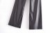 navy style imitation leather straight leg leather pants nihaostyles clothing wholesale NSAM82406