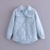 quilted cotton shirt jacket nihaostyles clothing wholesale NSAM82408
