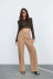 straight high waist pants nihaostyles clothing wholesale NSAM82426