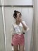 pink high waist shorts nihaostyles wholesale clothing NSAM82442