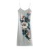 flower print sling dress nihaostyles wholesale clothing NSAM82443