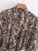 print lapel lace up long sleeve shirt dress nihaostyles wholesale clothing NSAM82491