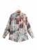 autumn floral print blouse nihaostyles wholesale clothing NSAM82498