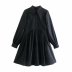 autumn loose rabbit collar shirt dress nihaostyles wholesale clothing NSAM82506
