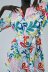 v neck print lace-up poplin dress nihaostyles wholesale clothing NSAM82591