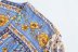 Bohemian style V-neck lace-up print dress nihaostyles wholesale clothing NSAM82593