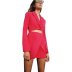 solid color blazer style dress nihaostyles clothing wholesale NSAM82604