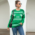  Snowflake and Deer Jacquard sweater nihaostyles wholesale Christmas costumes NSMMY82657