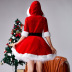V-Neck Hooded Santa Claus Costume Set NSPIS82682