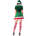 Conjunto de disfraz de duende navideño verde NSPIS82692