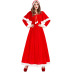 Christmas Santa Claus Dress with Shawl nihaostyles wholesale Christmas costumes NSPIS82700