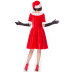 round neck fur Christmas costume nihaostyles wholesale Christmas costumes NSPIS82718