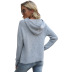 autumn and winter solid color  hooded knitted sweater nihaostyles wholesale clothing NSYH82732