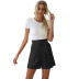 high waist retro tie wide loose leg shorts nihaostyles clothing wholesale NSGNX82800