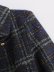 lapel plaid mid-length woolen coat nihaostyles wholesale clothing NSAM82851