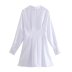autumn silk satin texture shirt dress nihaostyles wholesale clothing NSAM82855