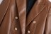 autumn imitation leather slim blazer nihaostyles wholesale clothing NSAM82871