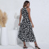 Halter Digital Print Dress nihaostyles clothing wholesale NSGNX82876