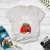 Christmas cartoon letter printing short-sleeved T-shirt nihaostyles wholesale Christmas costumes NSYAY83638