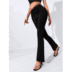 high waist waist hollow slim trousers nihaostyles clothing wholesale NSGXY87421