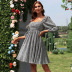 loose V-neck five-point sleeve dress nihaostyles wholesale clothes NSKAN87574