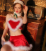  terciopelo Navidad sin cintura Lencería sexy nihaostyles venta al por mayor trajes de Navidad NSXPF87624