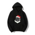 Santa head character print long-sleeved fleece hoodie nihaostyles wholesale Christmas costumes NSYAY88132