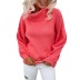 solid color turtleneck lapel pullover sweater nihaostyles clothing wholesale NSMMY90307