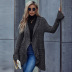 long long-sleeved ruffled lapel loose sweater jacket nihaostyles wholesale clothes NSYSQ90516