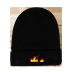 Embroidery Fire Pattern Knitted Hat NSTQ90817
